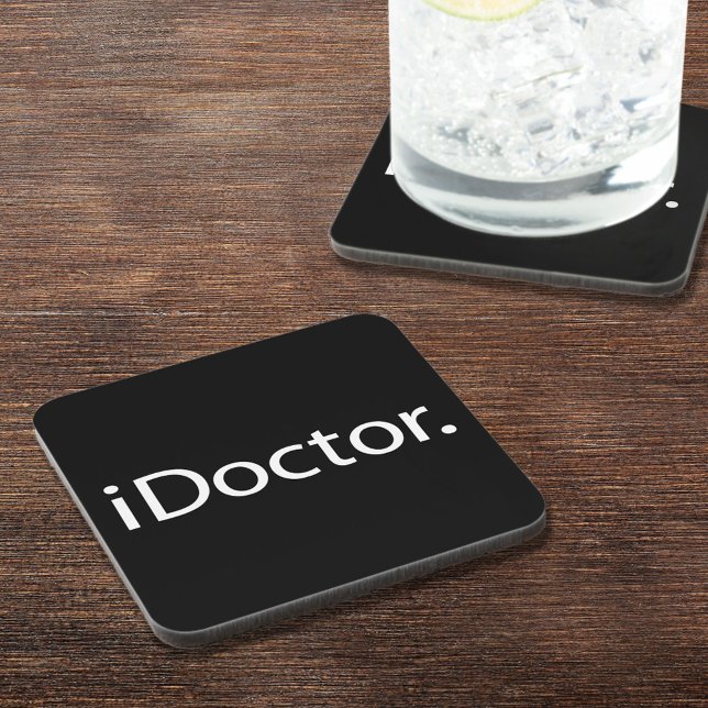 i Doctor (iDoctor) Drink Coaster (Creator Uploaded)