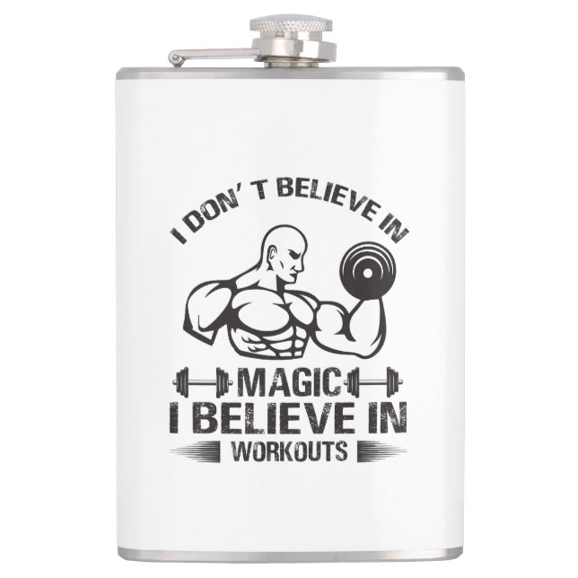 I Don’t Believe in Magic Flask (Front)