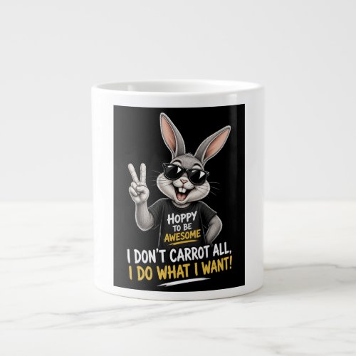 I Don’t Carrot At All Giant Coffee Mug
