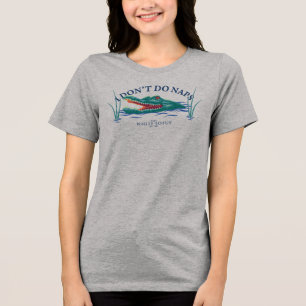 I Don’t Do Naps Alligator - The White Lotus Tri-Blend Shirt