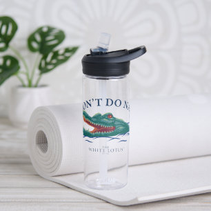 I Don’t Do Naps Alligator - The White Lotus Water Bottle