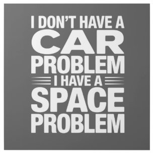 I Don’t Have A Car Space Problem PNG, Garage Humor Gallery Wrap