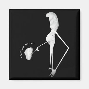 I Don’t Like This Rock Marcus The Worm Funny Meme Magnet