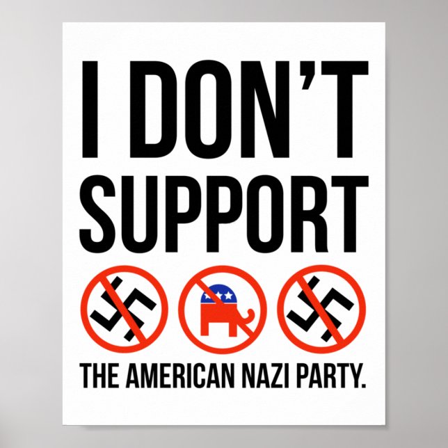 I Don’t Support Them  Poster (Front)