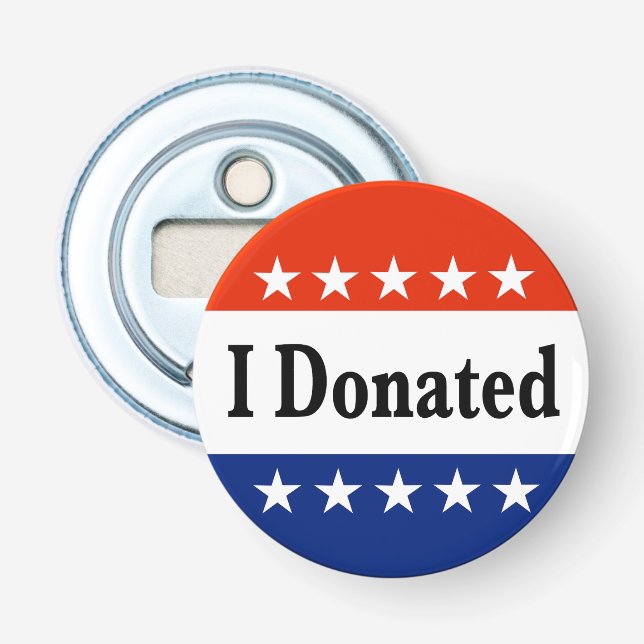 I Donated Bottle Opener (Front)