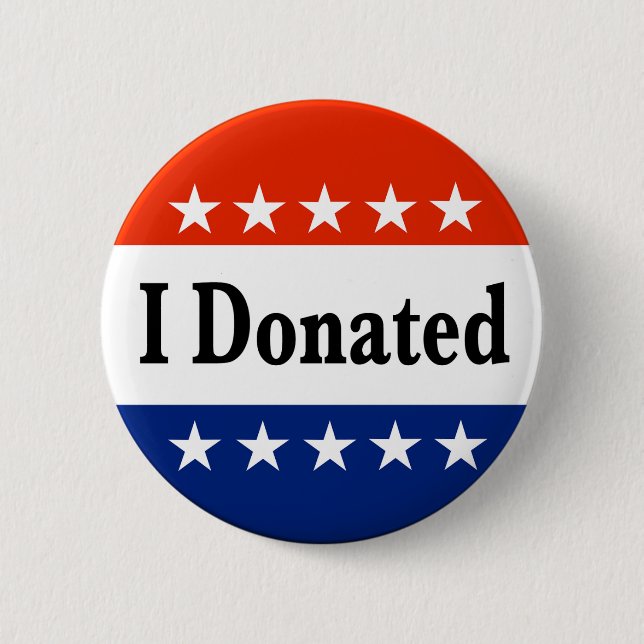I Donated Button (Front)
