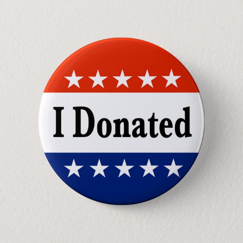 I Donated Button