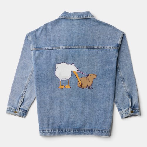 I Dont Always Stop And Look At Tractors Funny Far Denim Jacket