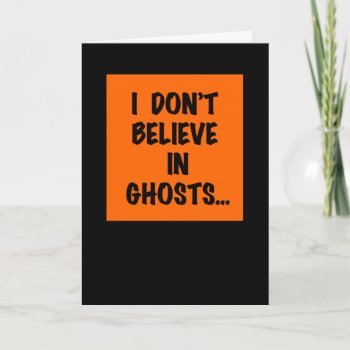 I Don't Believe. Card by starryseas at Zazzle