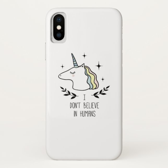 I Don't Believe In Humans Case-Mate iPhone Case (Back)
