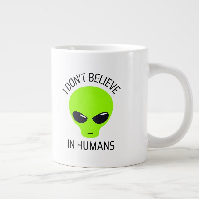 I Don't Believe in Humans    Coffee Mug (Right)