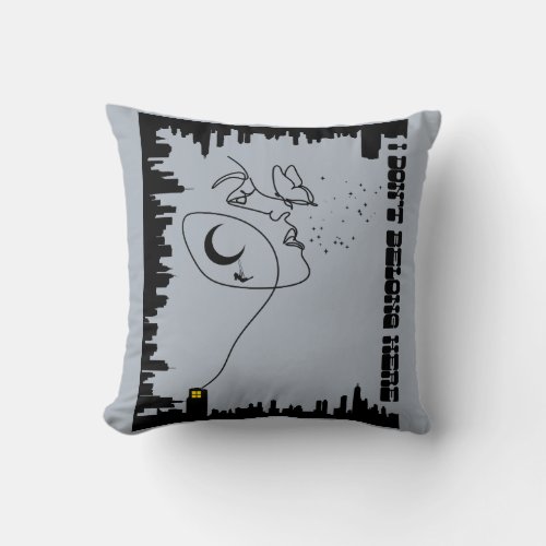 I Dont Belong Here Throw Pillow