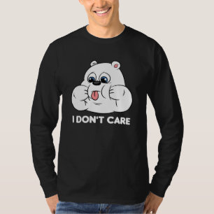 I don't care Silly Bear Halloween Costume for Weir T-Shirt