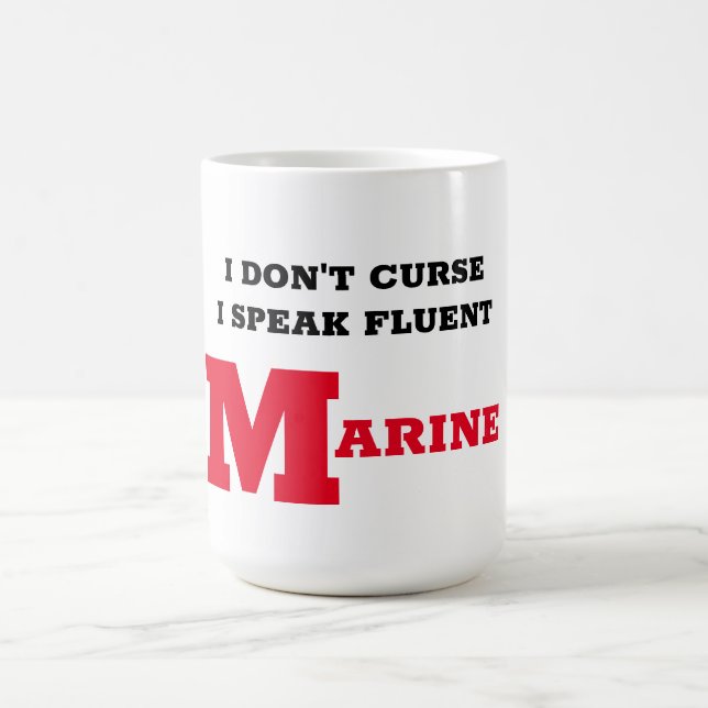 I DON'T CURSE COFFEE MUG (Center)
