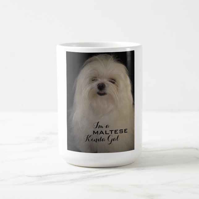 I Dont Do Top Knots MALTESE MUG (Center)