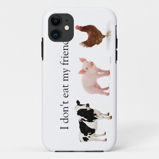"I Don't Eat Friends" iPhone 5 case (Back)