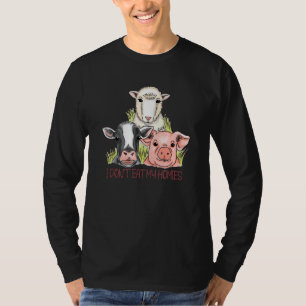 I Don't Eat My Homies Vegetable Vegetarian  Vegan  T-Shirt