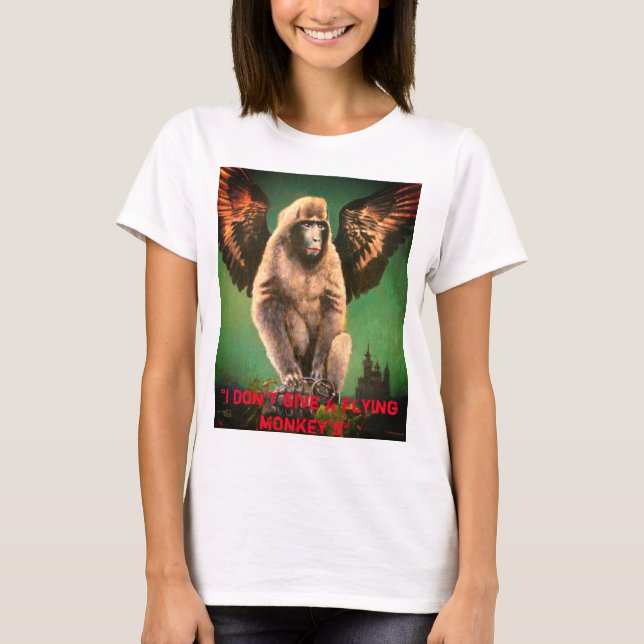I Don't Give A Flying Monkey's Women's T-shirt (Front)