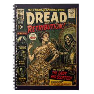 I Dont Give A Fork Faux Horror Vintage Book Cover