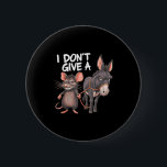 I Dont Give A Rats Mouse Donkey Funny Sarcastic An Button<br><div class="desc">I Dont Give A Rats Mouse Donkey Funny Sarcastic Animal</div>