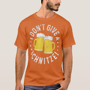 I Don't Give A Schnitzel Funny Oktoberfest German T-Shirt