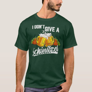 I Don't Give A Schnitzel German Germany Wurst Okto T-Shirt