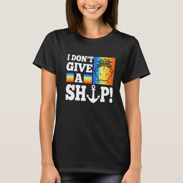 I don't give a ship Premium T-Shirt (Front)