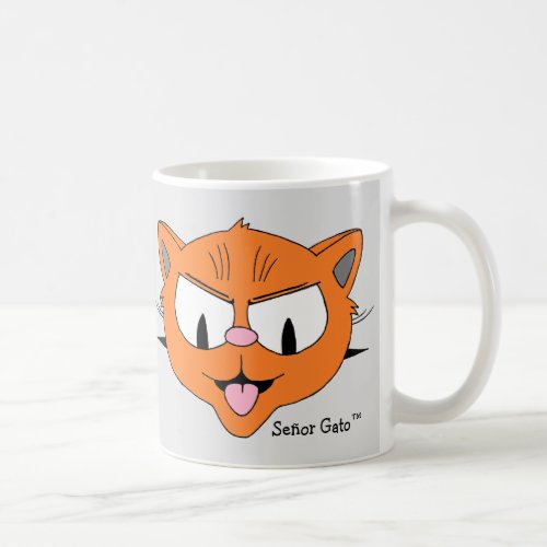 I Dont Give a Sip Contemptuous Cartoon Cat Coffee Mug