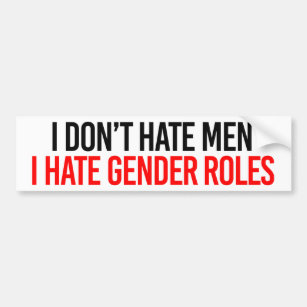 I Hate Men Bumper Stickers Decals Car Magnets Zazzle