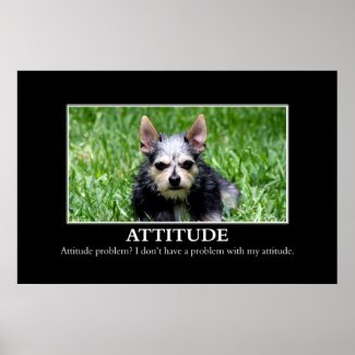 I don&#39;t have an attitude problem [XL] Poster