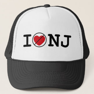 I Don't Heart New Jersey Trucker Hat