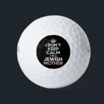 I Don't Keep Calm I'm A Jewish Mother Hanukkah  Golf Balls<br><div class="desc">I Don't Keep Calm I'm A Jewish Mother Hanukkah</div>