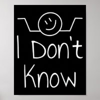 I Dont Know Hand Drawn Shrug Funny _2