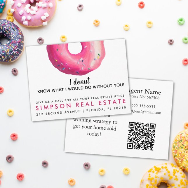 I dont know real estate client referral  announcement postcard (Creator Uploaded)