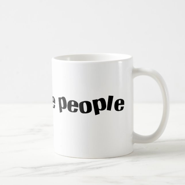 I Don't Like People Mug (Right)