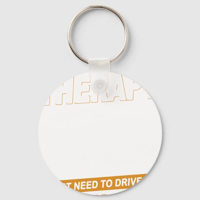 I DON'T NEED THERAPY Ford Mustang 1977 Cobra 2 Keychain (Front)