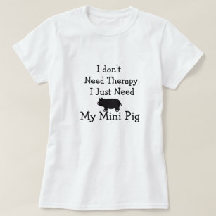 Funny Mini Pig Gift Miniature Pig Pet Shirt Coolest Mini Pig Grandpa T-Shirt