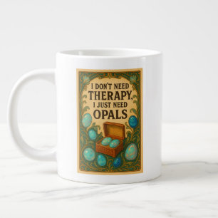 I don't need therapy, I just need Opals Giant Coffee Mug