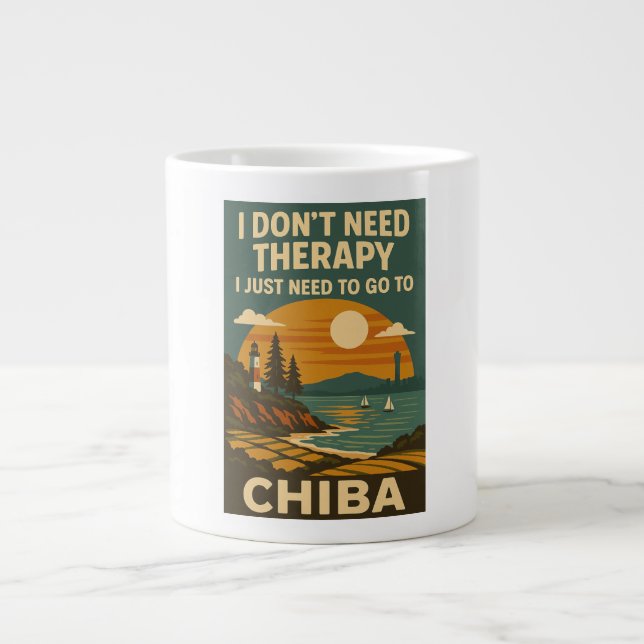 I don't need therapy, I just need to go to Chiba Giant Coffee Mug (Front)