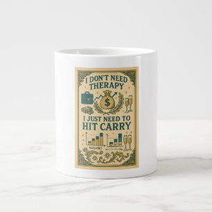 I don't need therapy, I just need to hit carry Giant Coffee Mug
