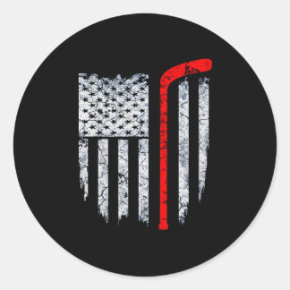 I Dont Need Therapy I Just Need To Play Hockey Classic Round Sticker