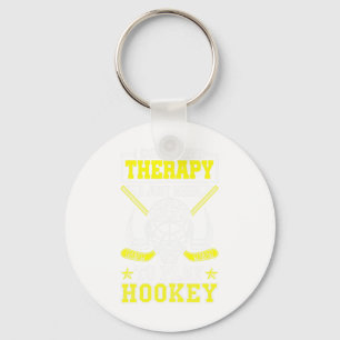 I Don't Need Therapy I Just Need To Play Hockey Fu Keychain
