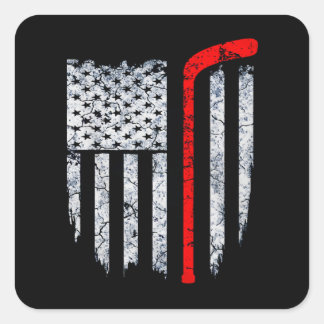 I Dont Need Therapy I Just Need To Play Hockey Square Sticker