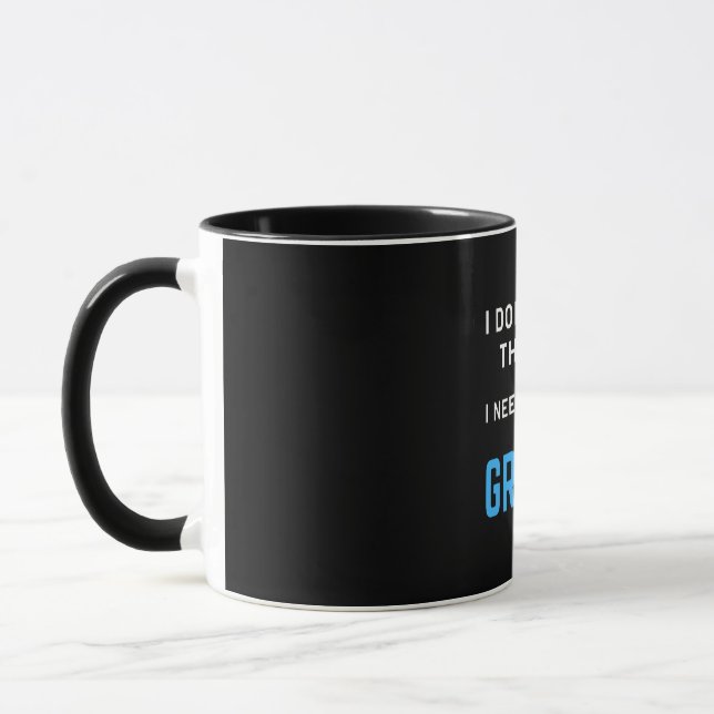 I Don't Need Therapy I Need To Go To Greece Quote Mug (Left)
