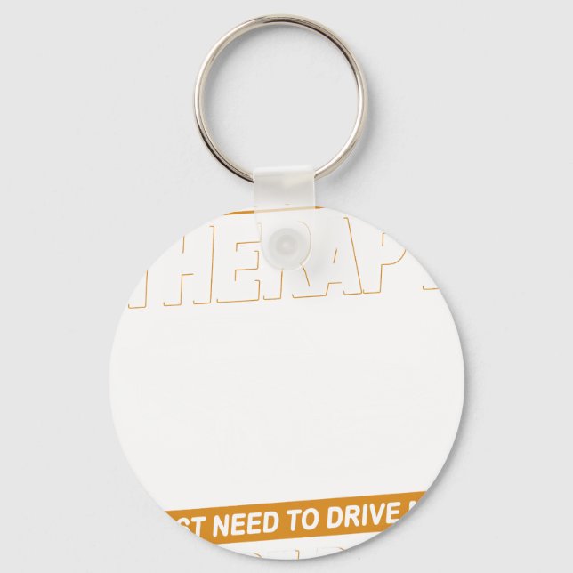 I DON'T NEED THERAPYDODGE DART KEYCHAIN (Front)