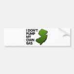 I don't pump my own gas bumper sticker