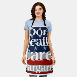 I Don&#39;t Really Care Margaret American Flag Funny Apron