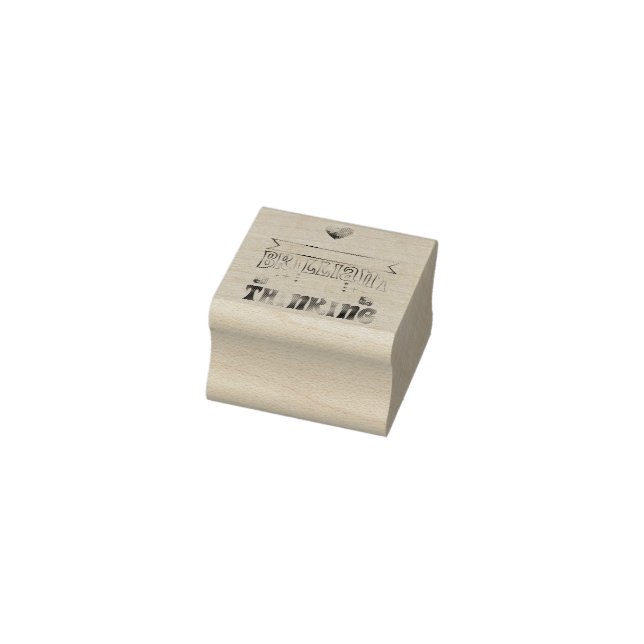 I Dont Speak Much Brilliant Autism Autistic Rubber Stamp (Stamp)