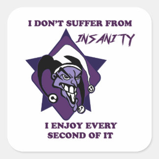 I don't suffer from insanity sticker