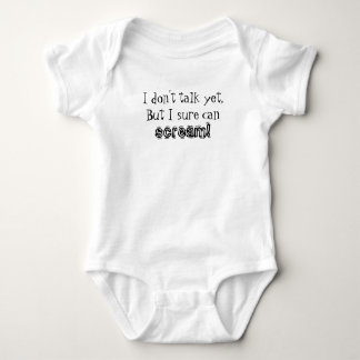I don't talk yet Infant Baby Bodysuit